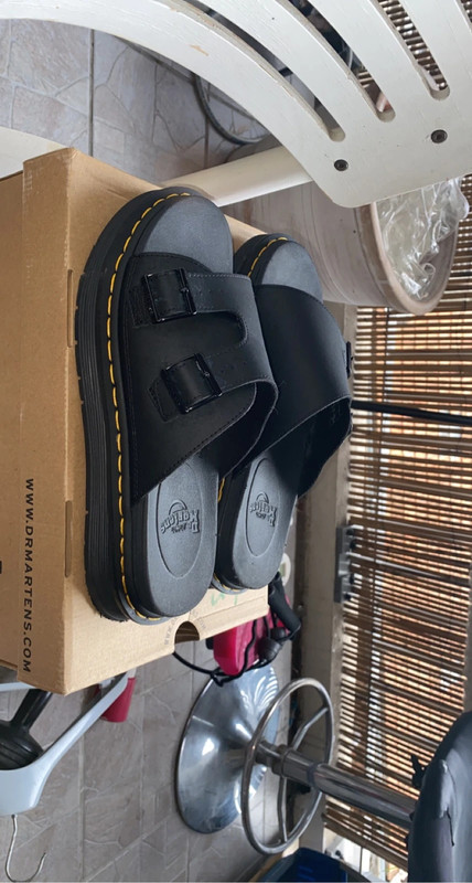 Claquette Dr marteens en cuir