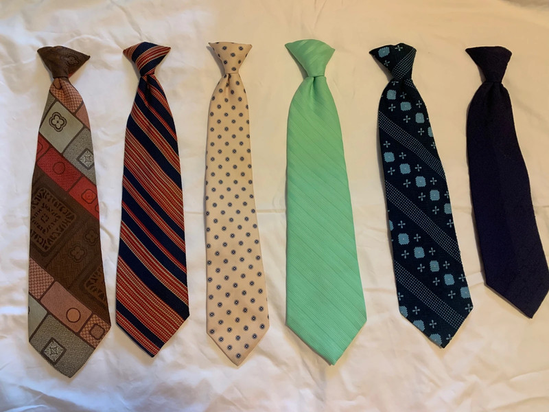 Lot of 6 Patterned Ties 1