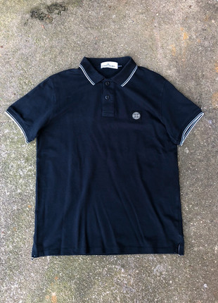 Obrázek k inzerátu: Stone Island Cotton Dark Navy Polo Shirt Size M