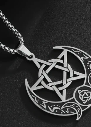 Collier nœud celtique acier argent, marca: sans marque, estado: Novo sem etiquetas, €9.00, €10.15 inclui Proteção do Comprador