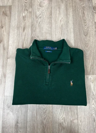 Pull half zip Ralph Lauren 1/4 Demi Col camionneur vert taille XL, marque: Ralph Lauren, état: Très bon état, taille: XL, 58,00 €, 61,60 € Protection acheteurs incluse