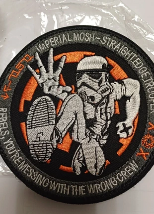 Patch straight edge trooper xxx, condition: New with tags, €12.00, €13.30 includes Buyer Protection