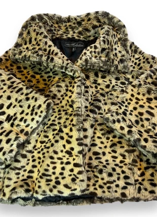 Vintage Y2K Vigoss animal print 3/4 sleeve fluffy coat, brand: Vigoss, condition: Very good, size: M / 10, £12.00, £13.30 includes Buyer Protection Pro
