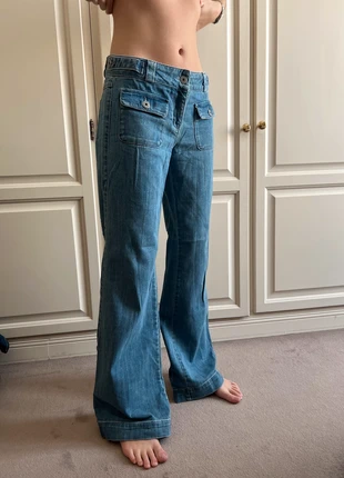 Jean évasé bleu clair Y2K flare jeans, brand: Etam, condition: Very good, size: M / 38 / 10, €26.00, €28.00 includes Buyer Protection