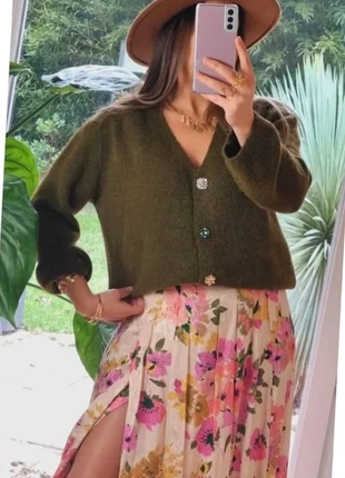 Sublime cardigan premium kaki, brand: Boutique Parisienne, condizioni: Ottime, taglia: S / IT 40 / EU 36, €42.00, €44.80 include la Protezione acquisti Pro