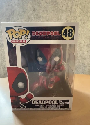 Funko Pop Deadpool on Scooter – Marvel, brand: Funko Pop, condition: New without tags, size: Preemie, up to 44cm, €14.00, €15.40 includes Buyer Protection
