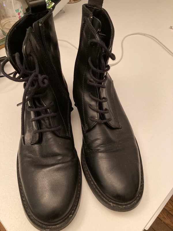 Bottines noires plates minelli Vinted