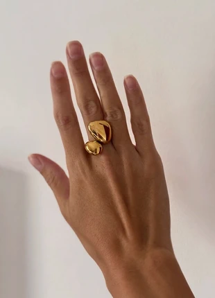 Anello placcato oro bague acier femme woman ring, marque: Vintage Dressing, état: Très bon état, taille: 18,1 mm, 15,00 €, 16,45 € Protection acheteurs incluse