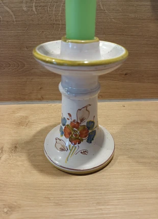 Ancien bougeoir motif floral, brand: Vintage Boutique, condition: Very good, €4.00, €4.90 includes Buyer Protection