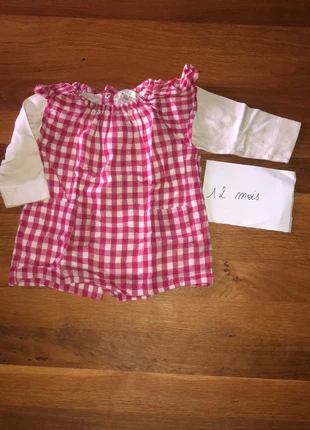 Tunique , marque: Kitchoun, état: Bon état, taille: 9-12 mois / 74 cm, 1,00 €, 1,75 € Protection acheteurs incluse