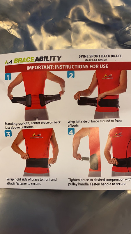 BraceAbility Spine Sport Back Brace - Athletic Men's and Women's