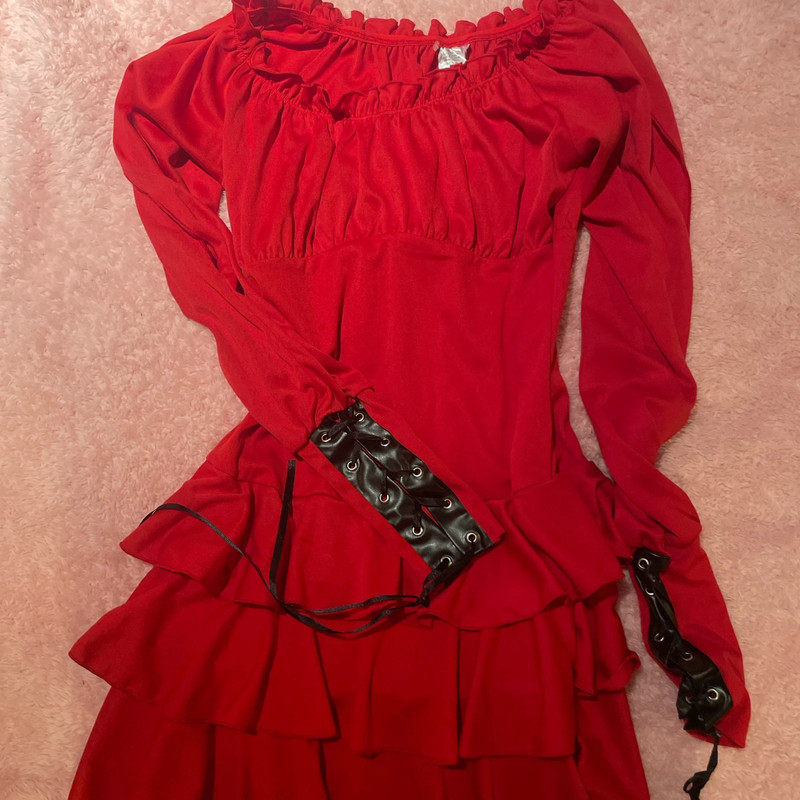 red custome dress 1