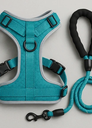 Conjunto Arnés + Correa anti tirones reflectantes. Alta Calidad, merk: supet, staat: Nieuw met prijskaartje, maat: XS, € 10,00, € 11,20 inclusief Kopersbescherming