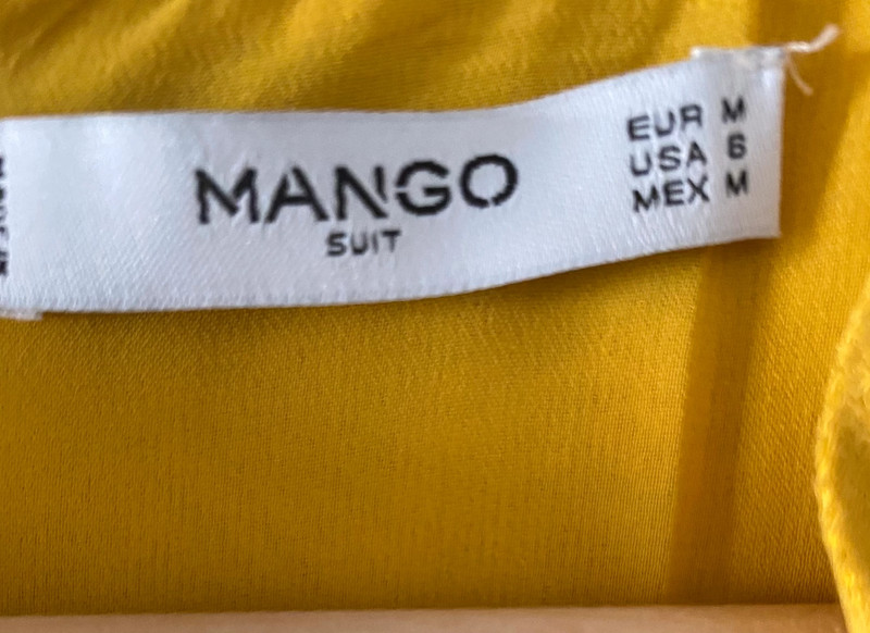 Vestido color Mango Vinted