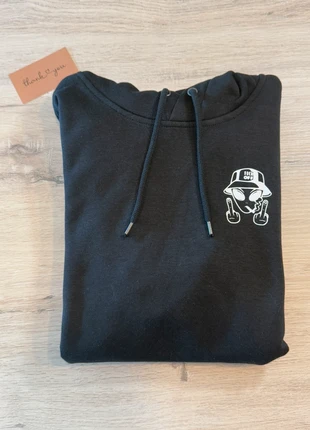 Pull/Sweat personnalisé noir/vert homme S - Neuf avec étiquette, marca: Coton, estado: Nuevo con etiquetas, tamaño: S, 37,99 €, 40,59 € Protección al comprador Pro incluida