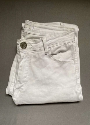 Jean blanc taille mi-haute (M), marca: Miss Bon, estado: Muy bueno, tamaño: M / 38 / 10, 8,00 €, 9,10 € Protección al comprador incluida