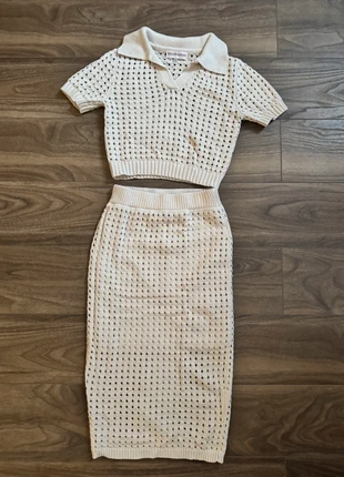 Ensemble haut + jupe maille crochet bohème taille S, marca: willow and wind, estado: Nuevo sin etiquetas, tamaño: S / 36 / 8, 18,00 €, 19,60 € Protección al comprador incluida