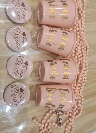 Lot collier verre badge evjf, marca: Shein, estado: Nuevo con etiquetas, 6,00 €, 7,00 € Protección al comprador incluida