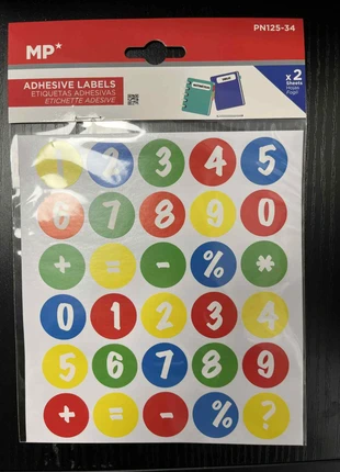 Set 2 planches gommettes numéros, estado: Novo com etiquetas, tamanho: Tamanho único, €1.05, €1.80 inclui Proteção do Comprador Pro