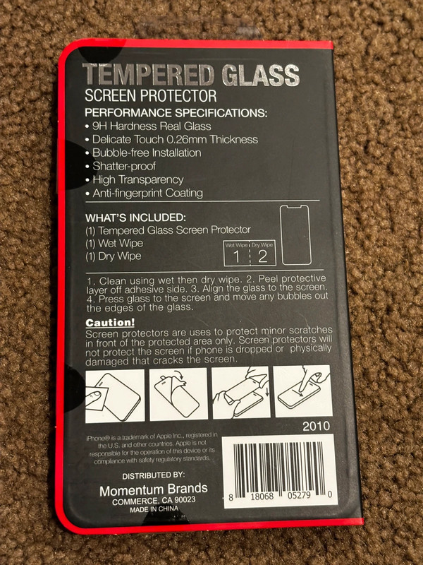 Glass phone protector 2