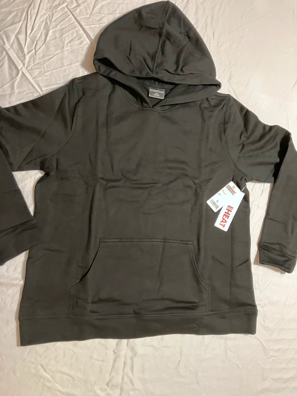 32* Degrees Size L Black Comfort Tech Hoodie 1