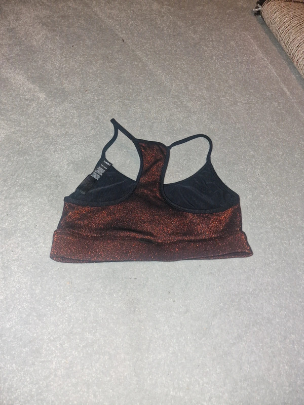 Glitter sports bra sales