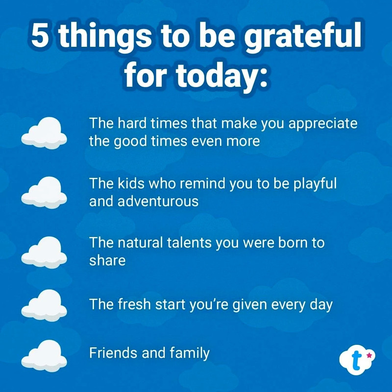 5 Things to be Grateful for Today