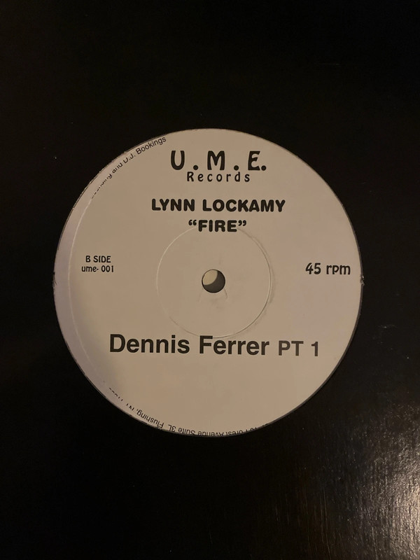 Lynn Lockamy - Fire - Dennis Ferrer remixes (U.M.E. Records) vinyl 3