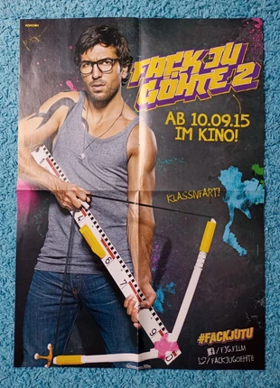 Fack Ju Göhte 2 movie poster popcorn, marque: Fack Ju Göhte, état: Neuf sans étiquette, 1,50 €, 2,28 € Protection acheteurs incluse