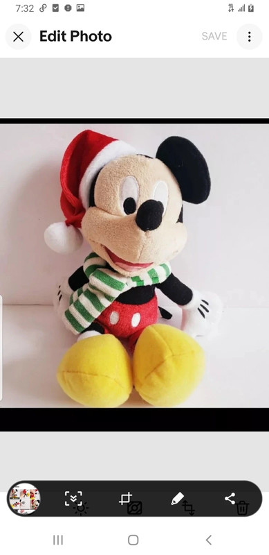 Disney plush stuffed Mickey Mouse toy 1