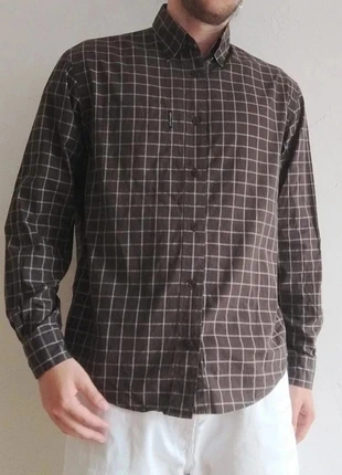 Chemise Eden park marron vintage à carreaux taille L homme, marke: Eden Park, zustand: Sehr gut, größe: L, 16,00 €, 17,50 € inklusive Vinted-Käuferschutz