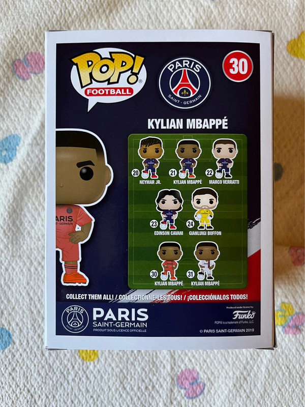 Funko Pop Football Paris Saint Germain 30 Kylian Mbappe