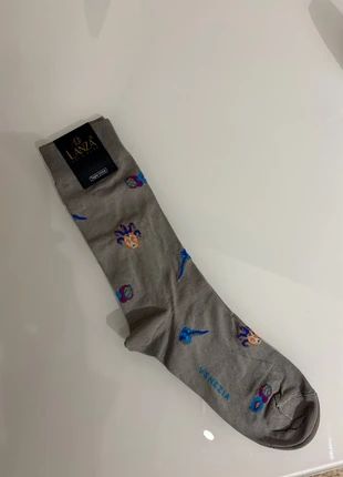 paire de chaussettes hautes à motif, brand: Lanza, condition: New with tags, size: One size, €9.00, €10.15 includes Buyer Protection