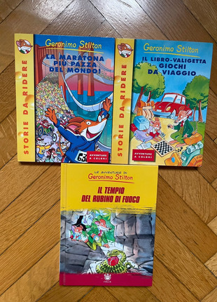 Storie da ridere 28 Geronimo Stilton libro valigetta giochi