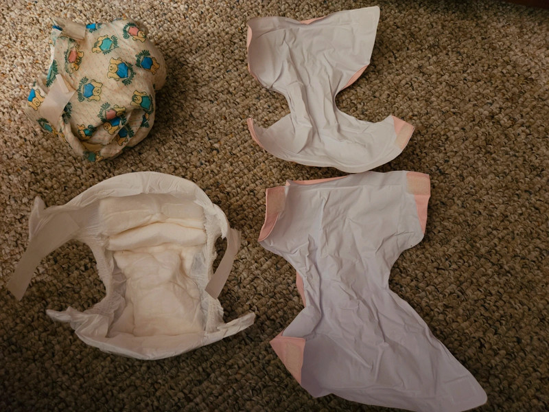 Cabbage Patch Kids CPK Diaper Lot 4