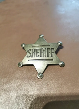 Broche étoile de sheriff cowboy country dorée, brand: Western, condizioni: Ottime, €5.00, €5.95 include la Protezione acquisti Pro