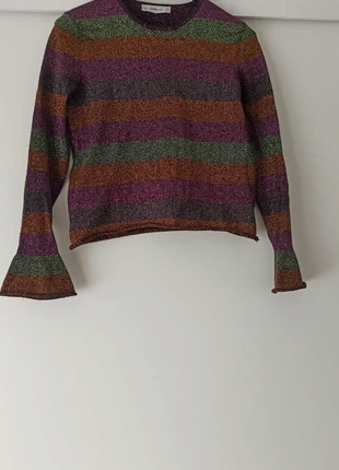 Pull crop rayé, brand: Zara, condizioni: Nuovo senza cartellino, taglia: S / IT 40 / EU 36, €8.00, €9.10 include la Protezione acquisti