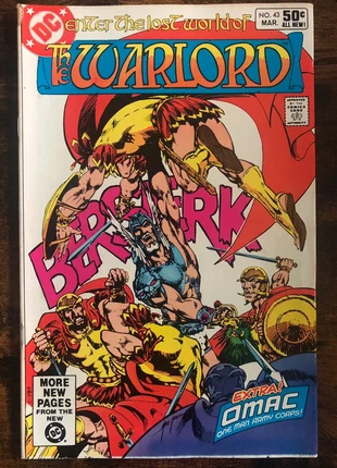 The Warlord #43 - Berserk - Mike Grell - Omac Back Up - March 1981 - DC Comics VO, condition: Good, €9.90, €11.10 includes Buyer Protection