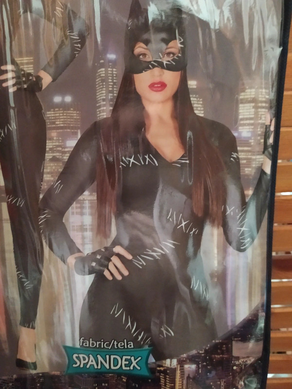 Costume Carnevale Supereroe Catwoman bambina