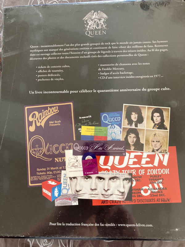 Queen - 40 and de légende le livre officiel