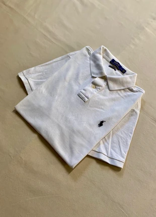 💫new school white Ralph Lauren short sleeve polo/ polo manches courte💫(SB122), marque: Ralph Lauren, état: Bon état, taille: L, 13,49 €, 14,86 € Protection acheteurs (Pro) incluse