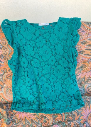 Blouse manches courtes, marque: Gémo, état: Très bon état, taille: XL / 42 / 14, 3,00 €, 3,85 € Protection acheteurs incluse