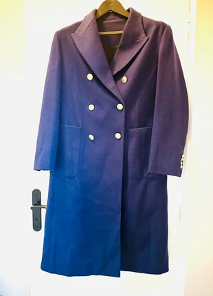 Manteau long t chic couleur Violet, brand: Dégriffé, condition: Very good, size: XL / 42 / 14, €25.00, €26.95 includes Buyer Protection