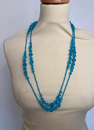 Collier Claire’s Neuf collier perles bleu collier double rang bijoux Neuf , merk: Claire's, staat: Nieuw zonder prijskaartje, € 1,50, € 2,28 inclusief Kopersbescherming