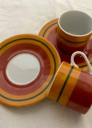 Lot de 2 tasses & sous-tasses en Porcelaine Guy Degrenne Modèle Vindémia Basique, marca: Guy Degrenne, estado: Muito bom, €10.00, €11.20 inclui Proteção do Comprador