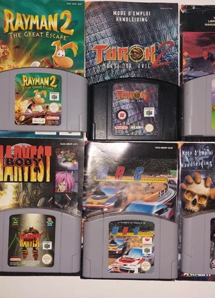 6x Nintendo 64 games, staat: Heel goed, € 85,00, € 89,95 inclusief Kopersbescherming