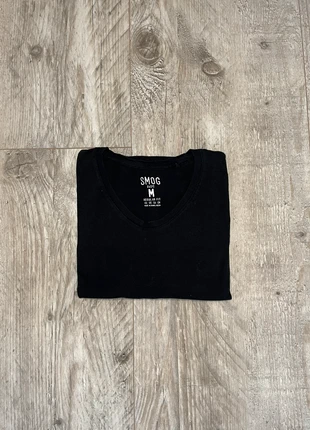 T-shirt noir basique Smog, marke: SMOG, zustand: Sehr gut, größe: M, 1,00 €, 1,75 € inklusive Vinted-Käuferschutz