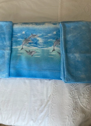 Conjunto de lençóis de casal, estado: Muito bom, tamanho: Casal Queen (200 cm x 200-220 cm), €14.00, €15.40 inclui Proteção do Comprador