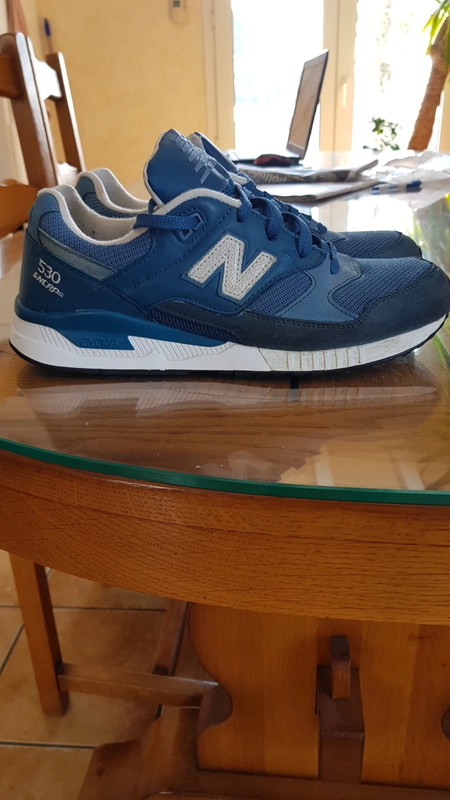 Chaussure New Balance bleu et blanche Vinted