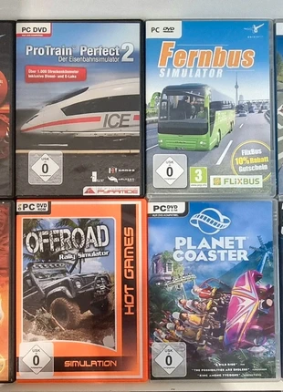Sammlung von PC-Simulations- und Adventure-Spielen, zustand: Gut, 29,00 €, 31,15 € inklusive Vinted-Käuferschutz